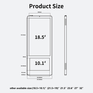 Super Slim Lift 18.5&quot; 1366X768P <strong>Elevator</strong> <strong>Lcd</strong> Monitor <strong>Lcd</strong> Display Screen <strong>Elevator</strong> Advertising Screen - Product Image 5