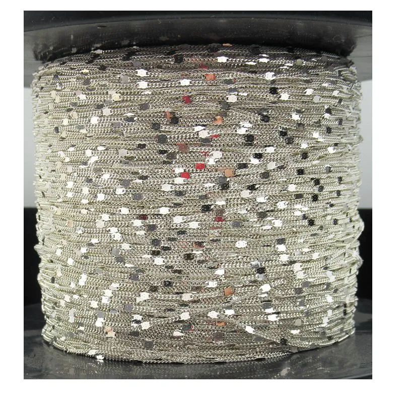 925 Sterling Zilveren Spacer Ketting Handgemaakte Diy Sieraden Accessoires Productie Materialen Armband Ketting Speciale Zilveren Ketting