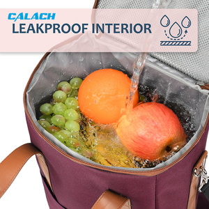 Reizen Camping Wandelen 6 Fles Wijn Geïsoleerd Lek Proof Wijnkoeler Draagtas Met Handvat En Schouderriem - Product Image 6