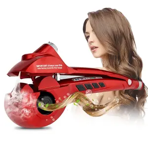 item hot selling online electric professional electric iron hair curler red beach wave hair curler