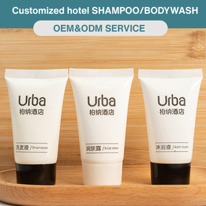 Ensemble de shampooing, gel douche et lotion jetables pour <span class=keywords><strong>hôtel</strong></span> avec logo personnalisé, mini-tubes, taille voyage, articles de toilette pour les clients - Product Image 2