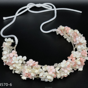 AT-4570-6 Fábrica al por mayor Joyería personalizada Tiara de lujo Diadema floral Piedra Ropa DE BODA Accesorios nupciales para el cabello Mujer - Product Image 1