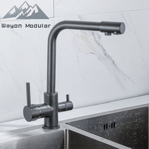 Soporte para Escobilla de Baño Moderno Wayon, Grifo de Cocina de Acero Inoxidable Pulido, Filtro Purificador de Agua - Product Image 6