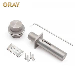 Cerniera a Scomparsa ORAY dal Design Moderno, Spessore 3,5mm, Chiudiporta in Acciaio Inox per Librerie, Armadi e Porte in Legno - Product Image 1