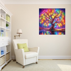 Kim cương nghệ thuật bức tranh Cây củ<span class=keywords><strong>a</strong></span> cuộc sống đầy đủ Khoan Kim Cương chấm bức tranh Vòng 5D sơn với kim cương hình ảnh đá quý nghệ thuật Bộ dụng cụ vẽ tranh - Product Image 2