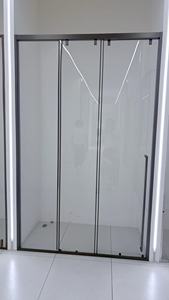Porte coulissante de douche en verre trempé de haute qualité pour salle de bain, verre trempé de 10 mm d'épaisseur, porte en verre trempé 10x8 - Product Image 3