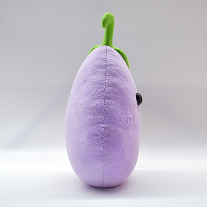 Hình Cà Tím Rửa Siêu Mềm Sang Trọng Đồ Chơi Trái Cây Rau Nhồi Bông Trang Trí Nội Thất PP Bông Điền Lưới Căng Thẳng Cứu Trợ Sinh Nhật - Product Image 3