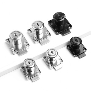Digo Drawer <b>Lock</b> 136-22 Black Zinc Alloy Easy Installation For <b>Cabinet</b> Door Furniture Hardware - Product Image 2