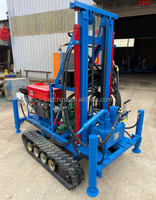 Machine de forage de puits d'eau sur chenilles portable, prix usine, profondeur 150m, petite foreuse à vendre