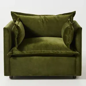 Woonkamer Vrije Tijd Enkele Lounge Meubels Ontspannen Sofa Stoel Fauteuil