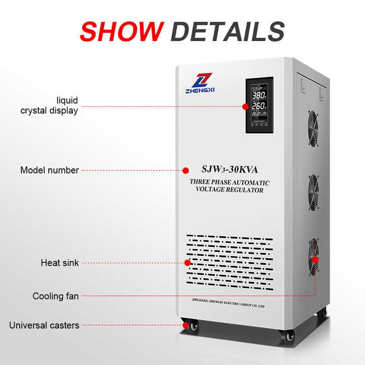 Sjw3-15kva 30kva Automatic Svc Voltage Regulators/stabilizers High ...