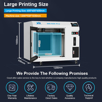 MD-600Pro Профессиональный 600*600*600 мм Большой 3D принтер промышленный Impressora 3d печатная машина