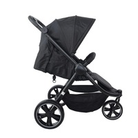 Guidon réglable pliable de luxe en gros 3 roues tout terrain poussette de jogging pour bébé