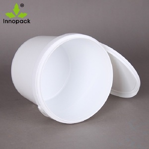 Cubos de plástico de 2 litros con tapa y mango Cubo de plástico Paquete de pintura Cubo de plástico reciclado - Product Image 6