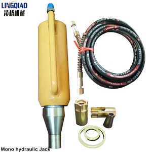Vérin hydraulique bibo pour tension de câbles PC précontraints, avec poignée orange compacte, pour monofils - Product Image 5