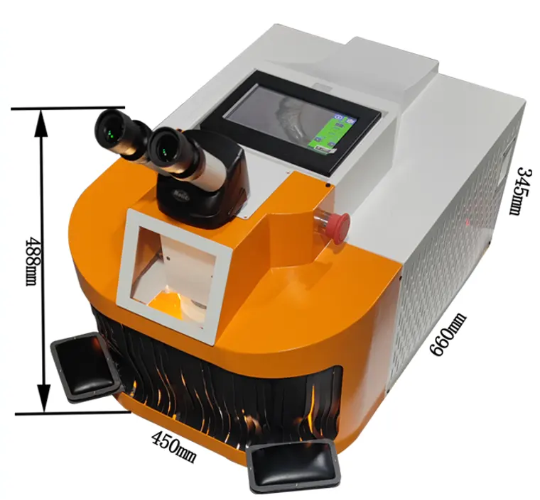 عالية الطاقة 100W 150W 200W البسيطة سطح المكتب الذهب الفضة مجوهرات خواتم قلادة العفن الليزر لحام مجوهرات جهاز لحام ليزر