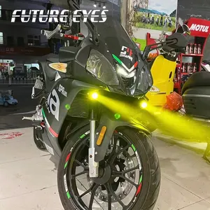 FUTURE EYES F150-S interruttore di retroilluminazione fendinebbia LED Mini luce ausiliaria per moto nascosta