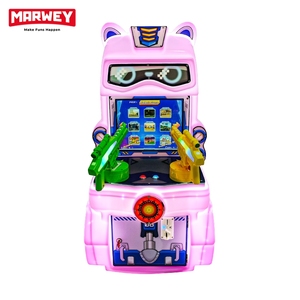 מרכז משחק שעשועים מקורה של מכונת משחק וידאו לילדים מכונת משחק הסיטונאי הפעיל 19 אינץ 'שני שחקנים ילדים מכונת ירי אקדח - Product Image 2