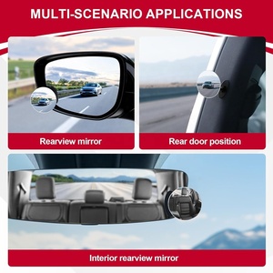 Universal Round Shaped Blind Spot <strong>Mirrors</strong> For <strong>Cars</strong> SUV Trucks Vehicle Side Blind Spot Convex <strong>Mirror</strong> <strong>Car</strong> Safety Blind Spot <strong>Mirror</strong> - Product Image 4