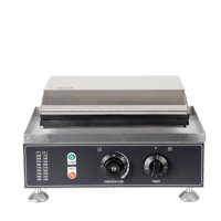 Crêpière commerciale de haute qualité forme de poisson électrique gaufrier taiyaki faisant la machine gaufrier croustillant de poisson coréen