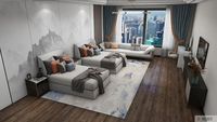 Chine usine fabrication nouveau design scène personnalisé moderne 5 étoiles hôtel chambre mur à mur luxe Axminster tapis