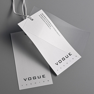 Etiqueta Colgante de Papel de Alta Gama con Acabado Mate de <span class=keywords><strong>Doble</strong></span> Capa, Etiqueta Colgante para Ropa, Tarjeta de Visita - Product Image 3