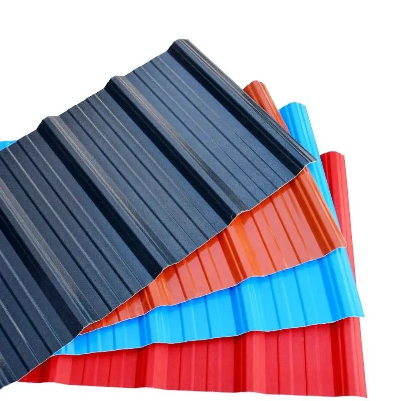 Factory direct selling color coated roofing rib-type zincppgi/ gi corrugated steel sheet