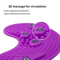 Disco Magnético de Cintura ABS, Semicircular, Antideslizante, Portátil, Unisex, Equipo de Yoga y Masaje para Ejercicio en Casa