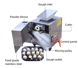 Industrial Automatic Automatic Dough Divider Custom Cookie Cutter Dough <b>Ball</b> Roller Automatic Steamed Bun <b>Machine</b> - Product Image 4