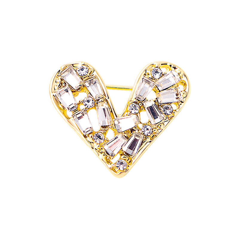 158# Love Heart Golden