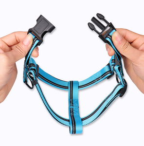 Conjunto <span class=keywords><strong>de</strong></span> Correa y Collar para perro, correa para el pecho para caminar al aire libre, fuerte y duradero, venta al por mayor - Product Image 3