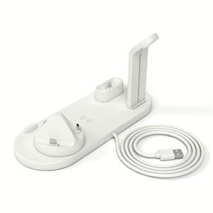 Top Seller 6 in 1 Multifunction <b>Wireless</b> Fast Phone Charger 4 in 1 <b>Wireless</b> Charger 15W for Cell Phone Watch - Product Image 2