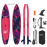Planche à pagaie gonflable durable bon marché d'usine Isup de pêche gonflable pour planche de surf avec siège paddleboard gonflable