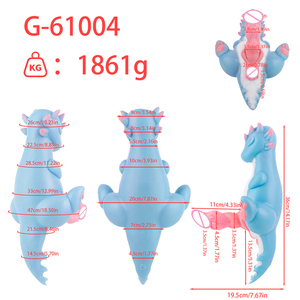 Masturbateur masculin G61004 Fantasy Dragon avec pénis de 11 cm pour stimulation du point P, trou anal serré, poche vaginale, stimulateur de pénis monstre. - Product Image 6