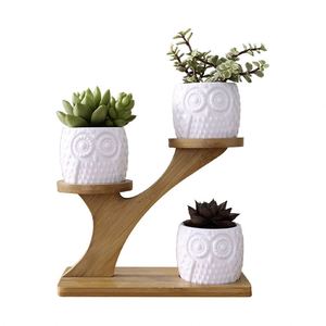 Pequeño Soporte de Bambú Moderno de 3 Niveles para Plantas, Estante para Ventana, Soporte para Flores, Regalo para Amantes del Jardín, Balcón o Patio - Product Image 6
