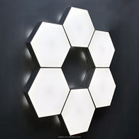 Lampu malam Led kreatif, lampu malam DIY RGB Quantum Smart led Modular sentuhan sensitif pencahayaan Remote control