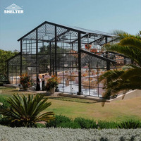 Tente de réception transparente en PVC imperméable avec structure en aluminium pour événements commerciaux, mariages et fêtes, capacité 300 à 500 personnes, 200 invités
