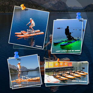 Bicicleta Acuática Inflable Spatium con Certificado CE, Resistente a Impactos, Ahorra Esfuerzo al Pedalar, para <span class=keywords><strong>Visitantes</strong></span> de Islas - Product Image 5