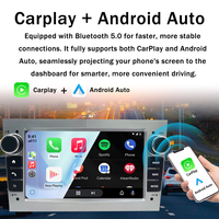 Égaliseur DSP Écran tactile 7 pouces pour Opel Para Astra Meriva Vectra Antara Navigation GPS Prise en charge de Carplay Android Auto Radio