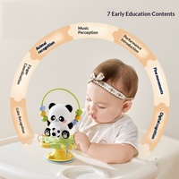 Puzzle gonflable en plastique à ventouse pour bébés et tout-petits (0-3 ans) - Développe la motricité fine des mains et apaise l'esprit