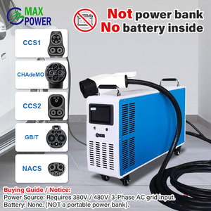 เครื่องชาร์จรถยนต์ไฟฟ้าแบบพกพา 30KW รองรับการชาร์จแบบ Vehicle-to-Vehicle พร้อมหน้าจอสัมผัส MC30750 ใช้ไฟฟ้ากระแสสลับ 3 เฟส 480V รองรับหัวชาร์จ GBT CCS CHAdeMO - Product Image 5