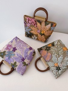 Elegante Bolso Bandolera de PU con Bordado Floral, Bolso de Hombro Moderno para Mujer Joven, Forro de Poliéster, para Todas las Temporadas - Product Image 5