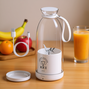 Mixeur Électrique Portable pour Fruits 16.9OZ, Tasse à Jus Personnelle pour Shakes et Smoothies, Rechargeable avec 6 Lames - Product Image 2