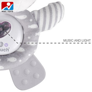 Pendentif apaisant multi-sensoriel <span class=keywords><strong>super</strong></span> doux pour chat, jouet suspendu pour berceau de bébé avec hochet, clochette, musique et lumière, poupée - Product Image 5