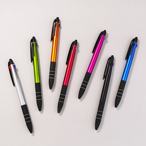 Stylo à <span class=keywords><strong>bille</strong></span> multi-couleurs à écran tactile 3 en 1 P4824, encre multicolore, pointe de 1,0 mm, pour le bureau et l'école - Product Image 4