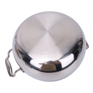Marmite Classique en Acier Inoxydable Compatible Induction Antiadhésive Qualité Alimentaire Durable pour Mijoter et Faire Bouillir les Soupes avec Couvercle en Verre pour Tous Types de Cuisinières - Product Image 5