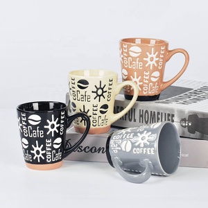 Personnalisez les grandes tasses à café et à thé en grès cérame blanc de 25 28 oz avec couvercle et logo pour le bureau vente en gros - Product Image 2