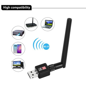 Doonjiey Mini USB adaptador inalámbrico 300Mbps WIFI receptor inalámbrico 802.IIN con antena USB 2,0 tarjeta de red WiFi receptor - Product Image 2
