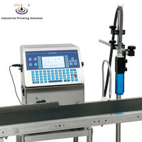 Machine de marquage à jet d'encre continu PRIMA-B600 Plus CIJ, faible entretien, imprimante de codage de date pour boîtes de biscuits et cartons