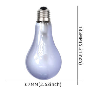 A67 220V 100W/150W E27 Schraube Glas Neodym Blase Sonnenlicht Weiß Haustier Tages heiz lampe Wärmeschutz Reptilien Halogen - Product Image 2